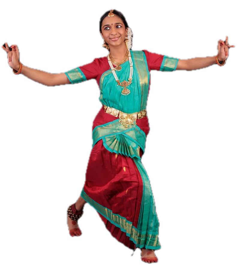 Shriya Natarajan in Bharatanatyam pose